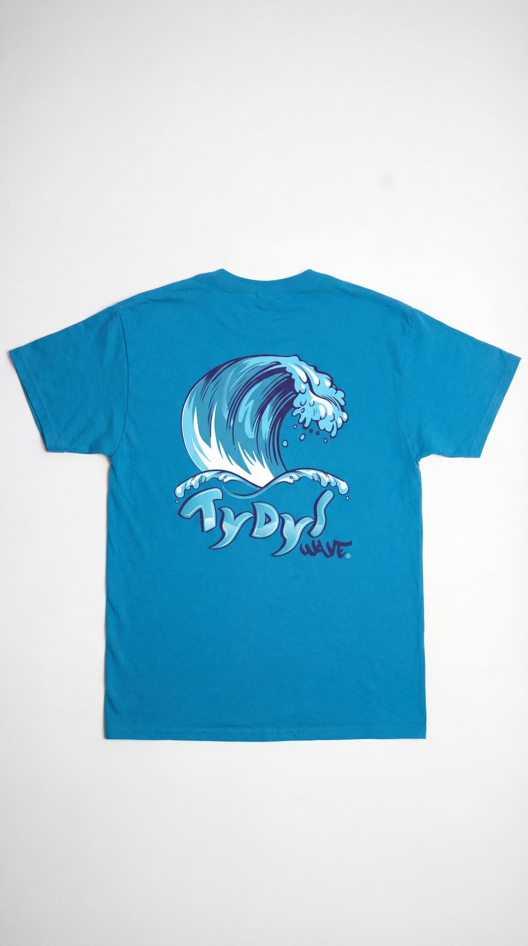 Wave Tee Blue Back