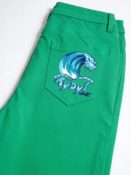 Wave Jeans Emerald Detail